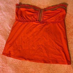 Orange Tankini Top